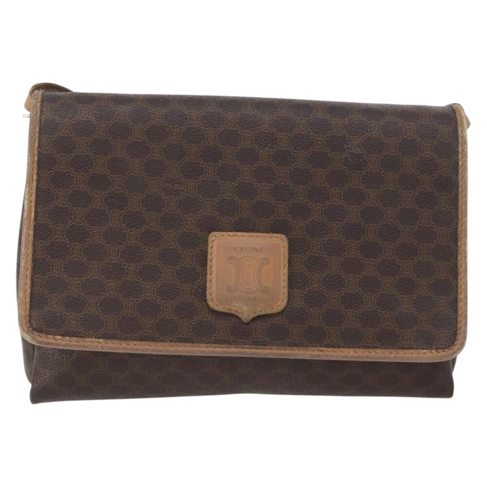 Celine Vintage Macadam Canvas and Leather